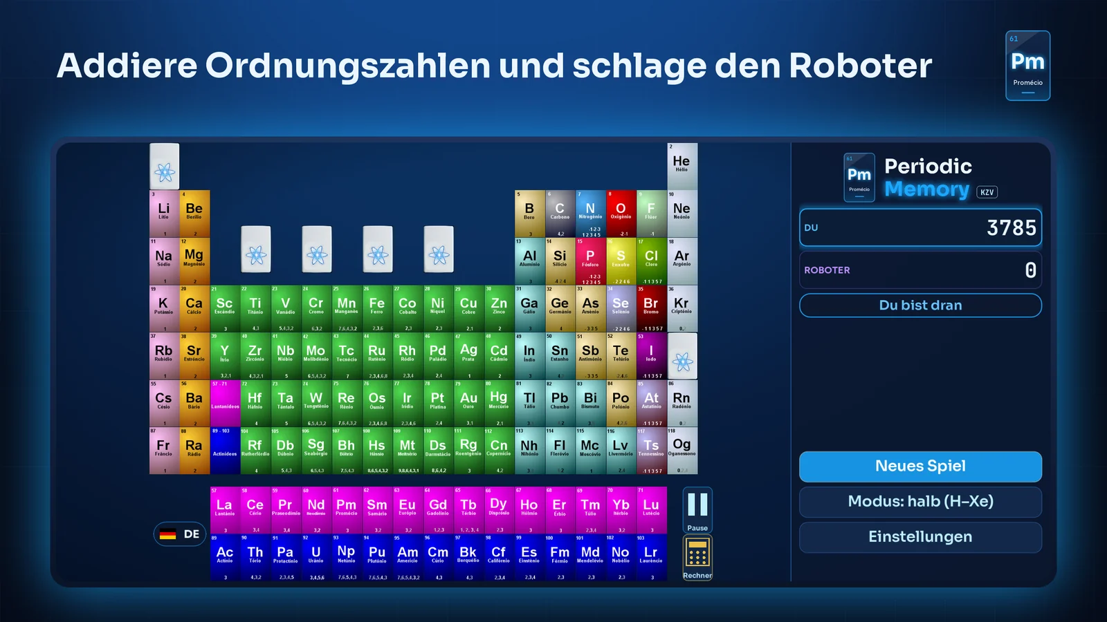 Kurz vor dem Ende: Ordnungszahlen addieren gegen den Roboter